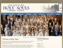 Tablet Screenshot of holysouls.org